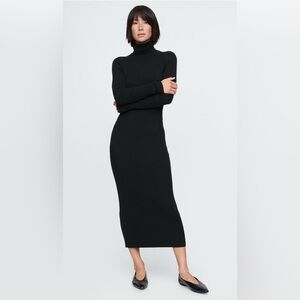 GAP Black Turtleneck Maxi Dress